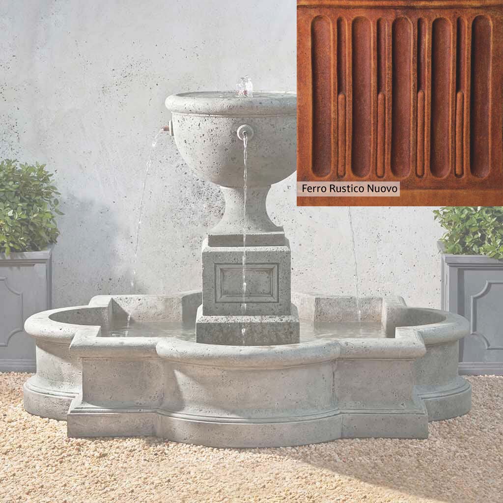 Campania International Navonna Outdoor Fountain - Classic Italian Garden Fountain for Patio, Yard, and Landscape Decor | Perfect for Backyard, Garden, and Outdoor Living Spaces