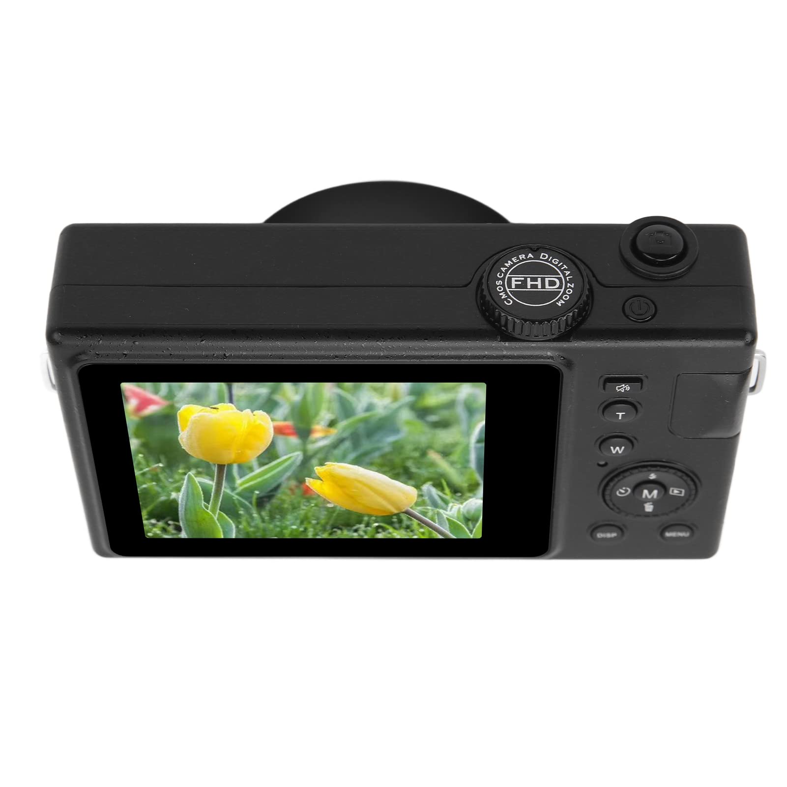48MP Digital Camera with 4K Video, Dual Screen & Self Timer - Compact HD Camcorder for Baby Growth, Travel, Wedding Photography | Face Detection & Fill Light (Black) - Perfect for Family Events, Vlogging & Outdoor Adventures