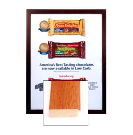 27 x 41 Inch Wooden Poster Frame with Swing Hanger - Perfect for Home Decor, Office Display, and Art Gallery Exhibitions