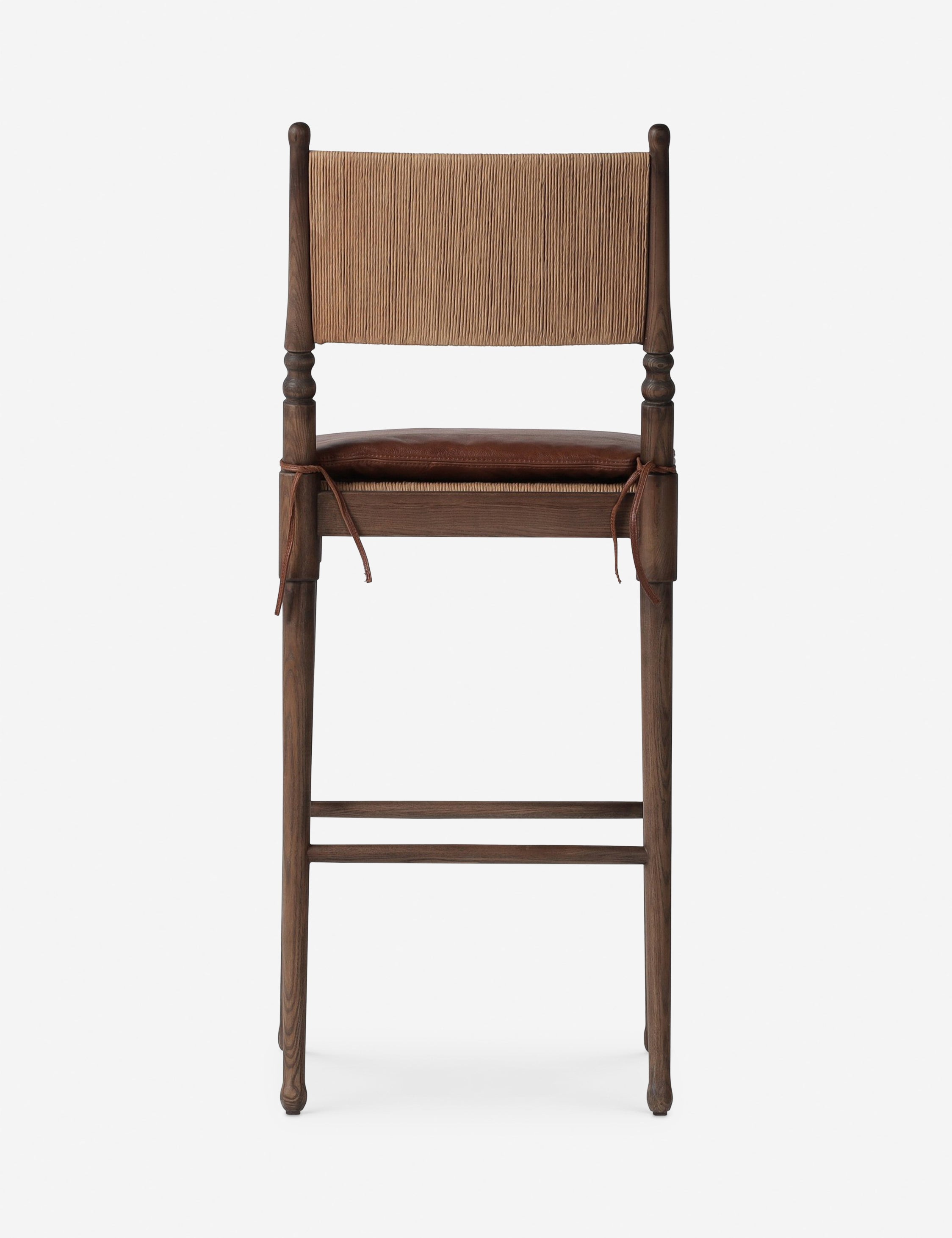 Amber Lewis x Four Hands Fayth Bar and Counter Stool - Modern Kitchen Island Stools for Dining Room, Bar, or Breakfast Nook - Comfortable & Stylish Seating for Home Decor