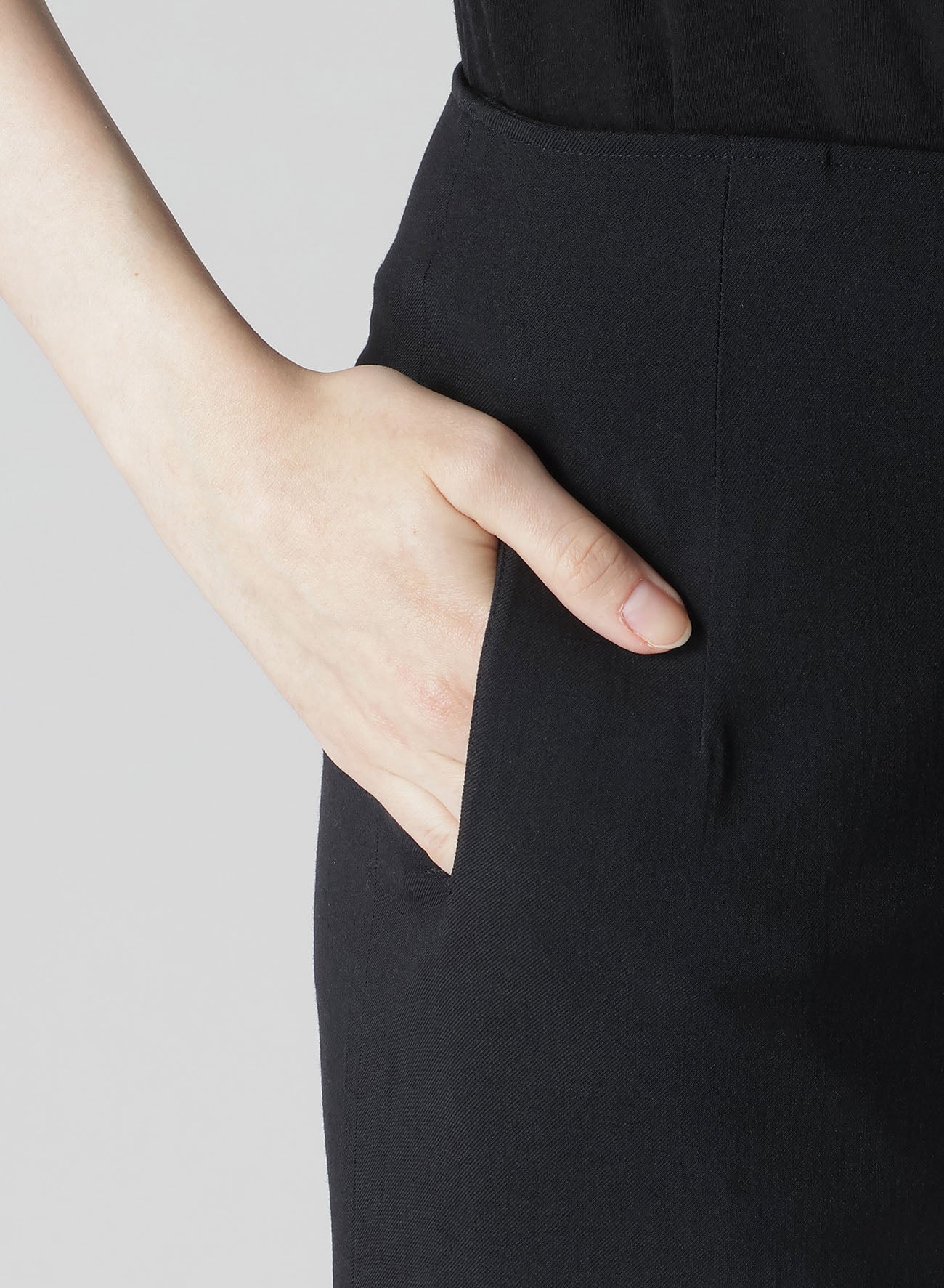 Damaged Gabardine Slim Flare Skirt for Women - Vintage-Inspired High Waist A-Line Mini Skirt | Perfect for Casual Outfits, Date Nights & Retro Fashion Looks