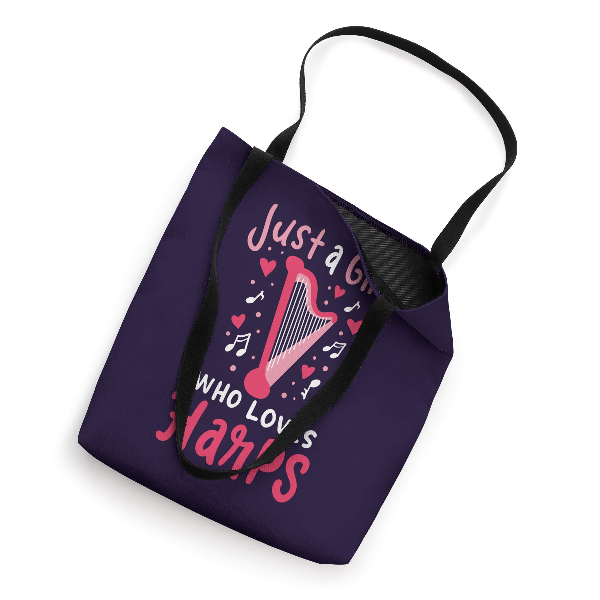 Stylish Harpist Tote Bag for Musicians - Perfect for Music Lessons, Concerts & Rehearsals - Durable & Spacious Harp-Themed Carryall