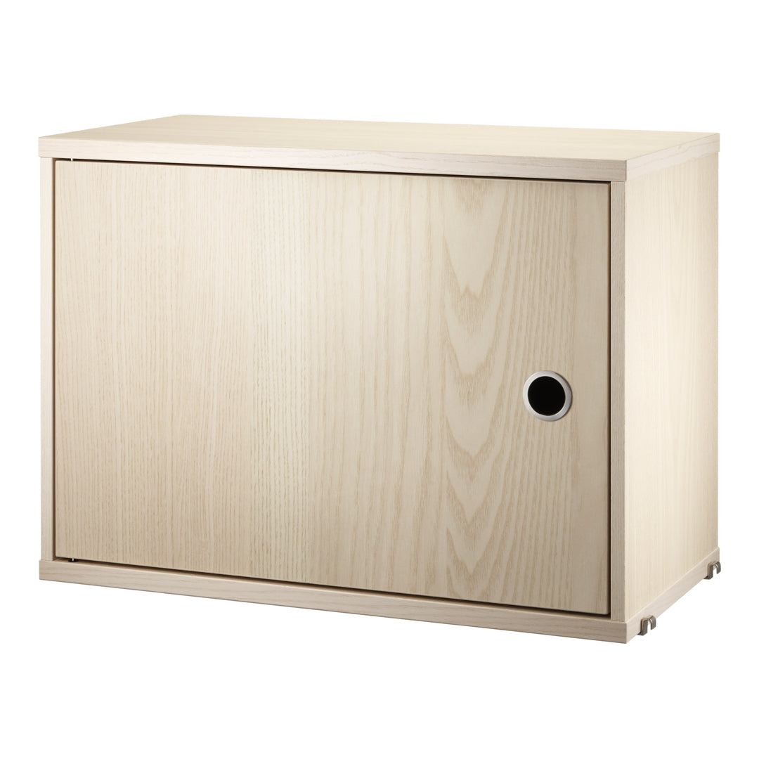 Modern Wooden Cabinet with Swing Door - Stylish Storage Solution for Kitchen, Bathroom, or Living Room Organization