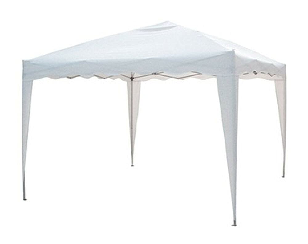 Automatic Folding Gazebo with Heavy-Duty Iron Frame - 6.6x6.6ft (2x2m) Waterproof Outdoor Canopy Tent - Perfect for Patio, Garden, Backyard, Camping & Picnic - White