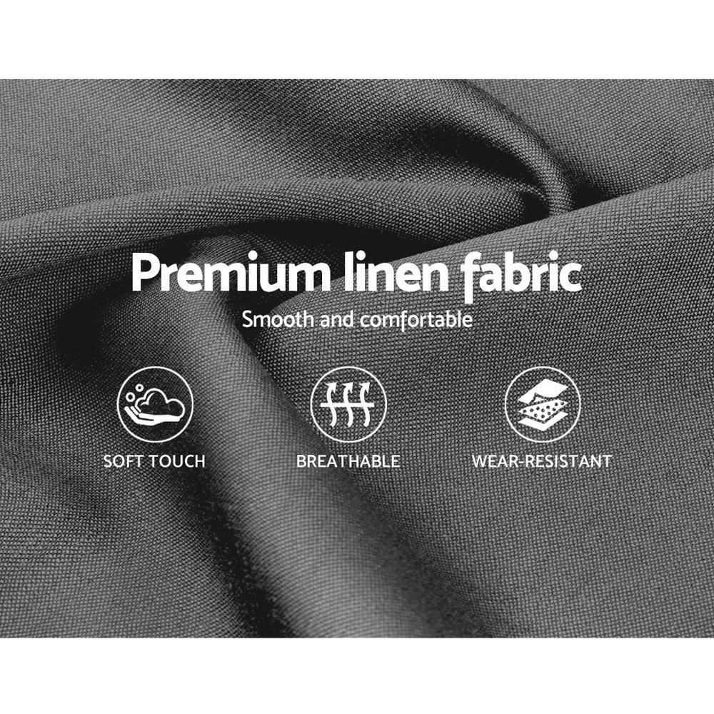 King Premium Bedding Set - Altona Grey Bed Frame, Algarve Euro Top Medium Firm Mattress & Bamboo Mattress Topper | Luxury Sleep Solution for Master Bedroom, Guest Room & Vacation Homes