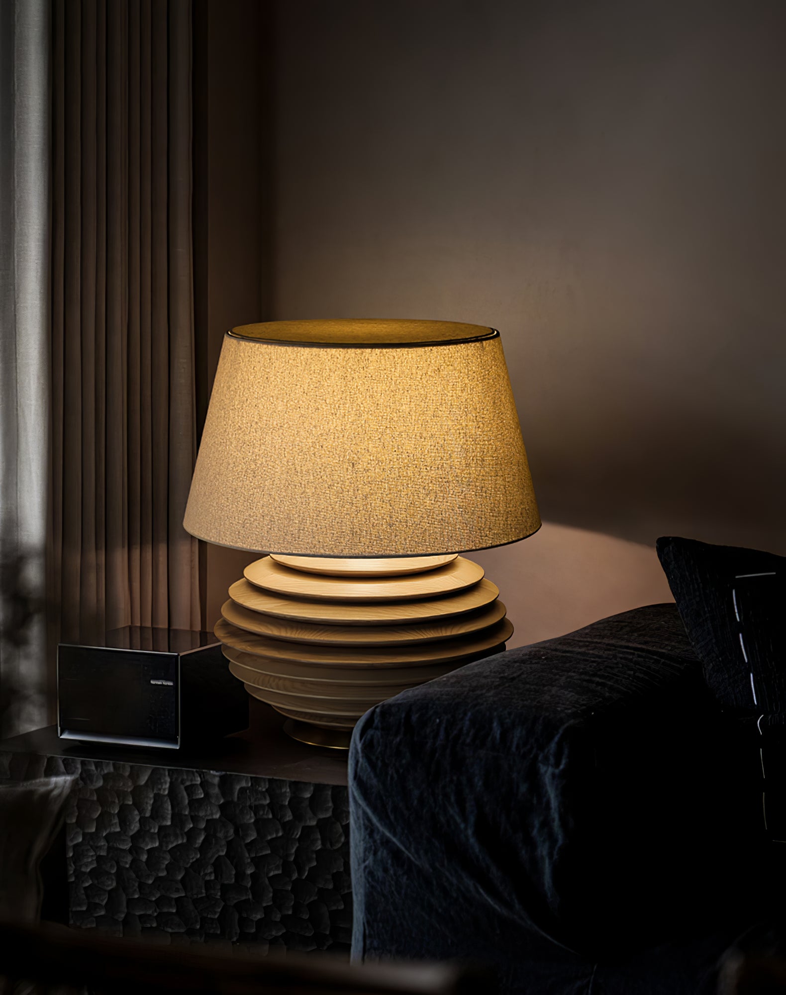 Modern Cadence Table Lamp - Adjustable LED Desk Light with USB Port for Bedroom, Office & Study - Perfect for Reading, Working & Nightstand Use