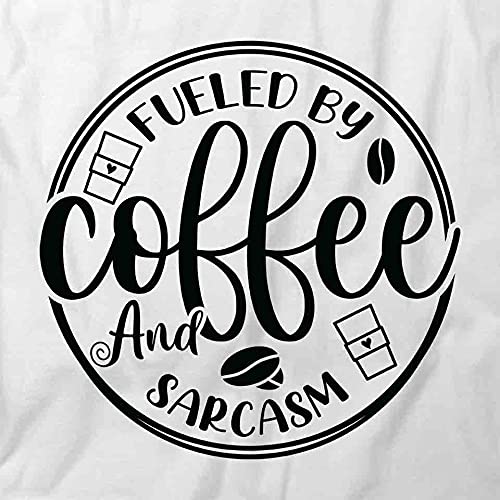 Funny Coffee Lover Sarcastic Graphic T-Shirt | Printed Cotton Tee for Men & Women | White Casual Shirt for Work, Gifts & Everyday Wear