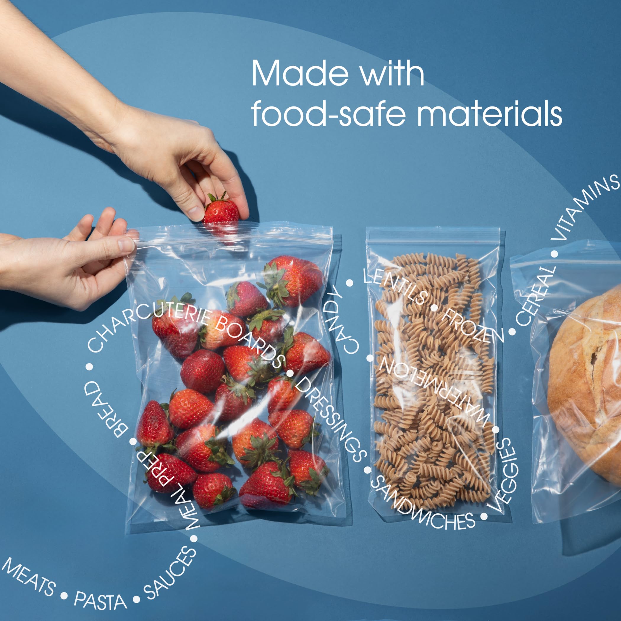 Spartan Industrial 7” x 8” 2 Mil Clear Reclosable Zip Plastic Poly Bags (1000 Count) - Resealable Lock Seal Zipper for Storage, Food, Crafts & Organization