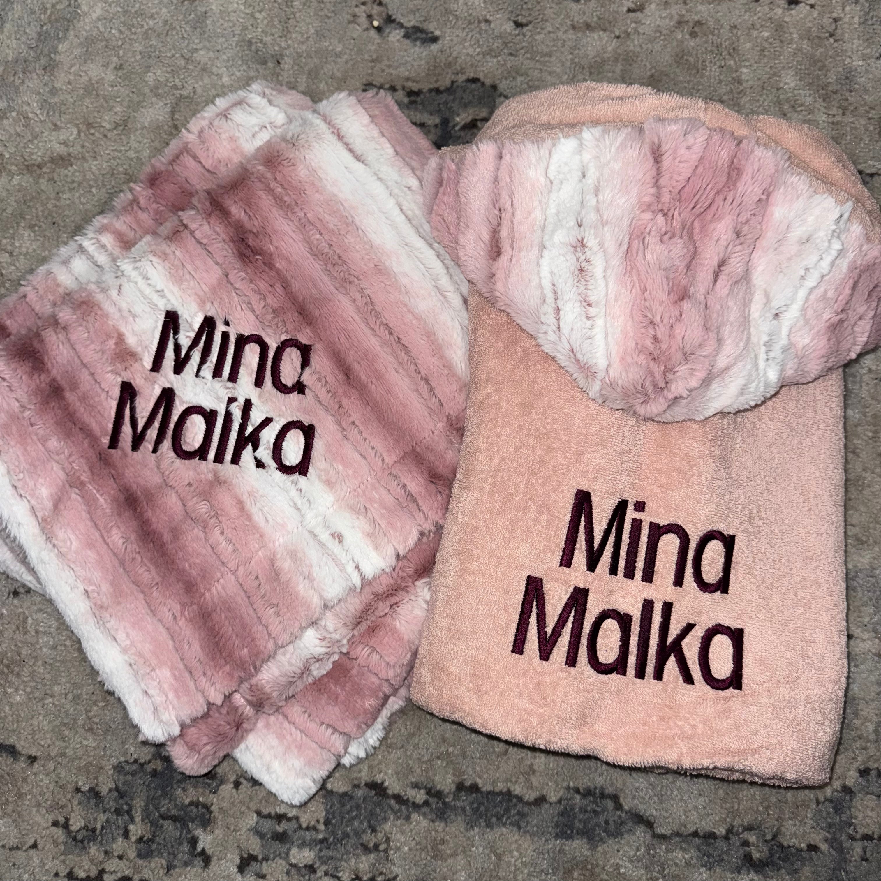 Zandino Rowan Mauve Minky Blanket - Ultra Soft Plush Throw for Cozy Comfort | Perfect for Bed, Couch & Nursery | Machine Washable