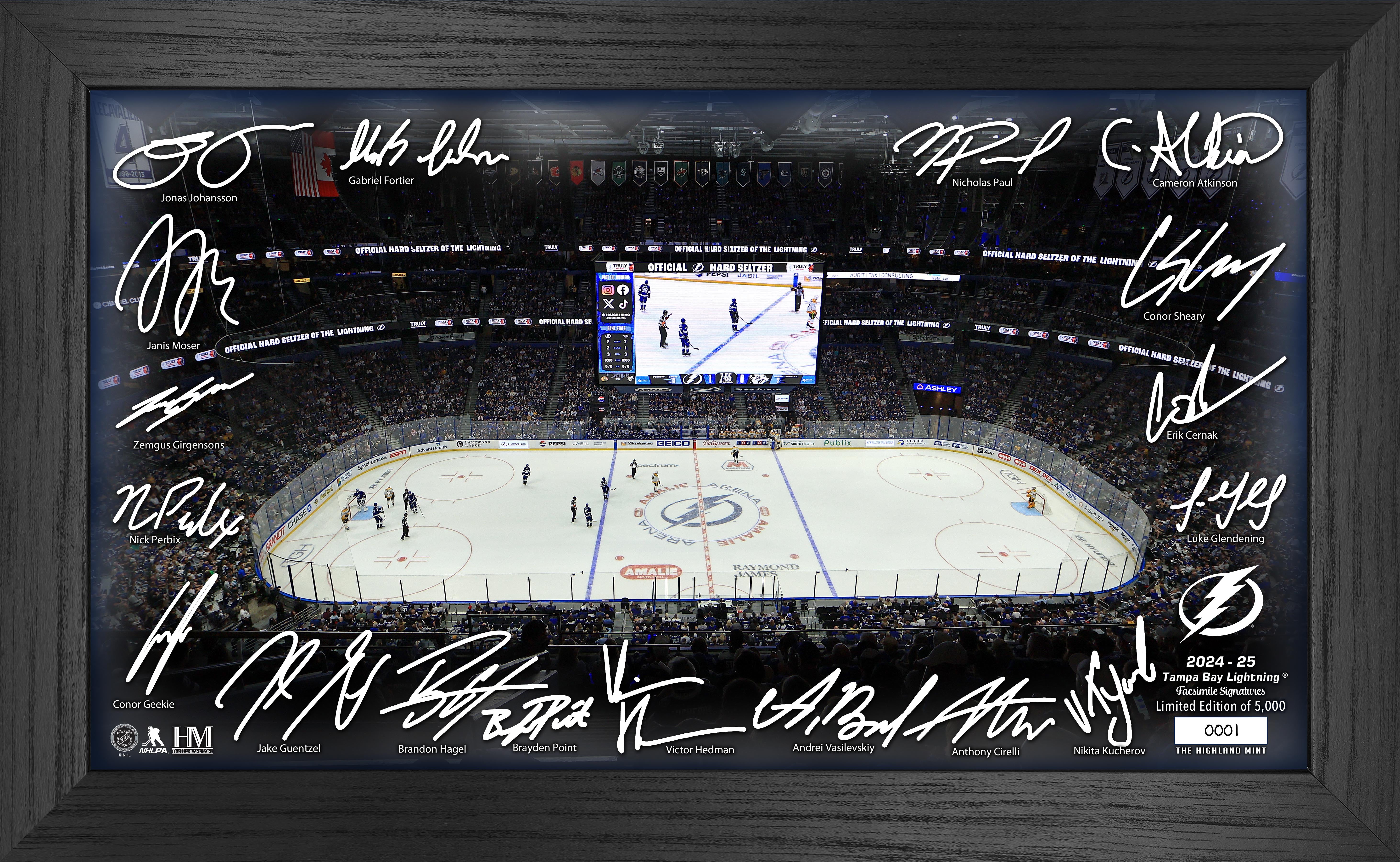 Tampa Bay Lightning 2024-25 Signature Rink Jersey - Official NHL Hockey Jersey for Men - Perfect for Games, Parties & Fan Events