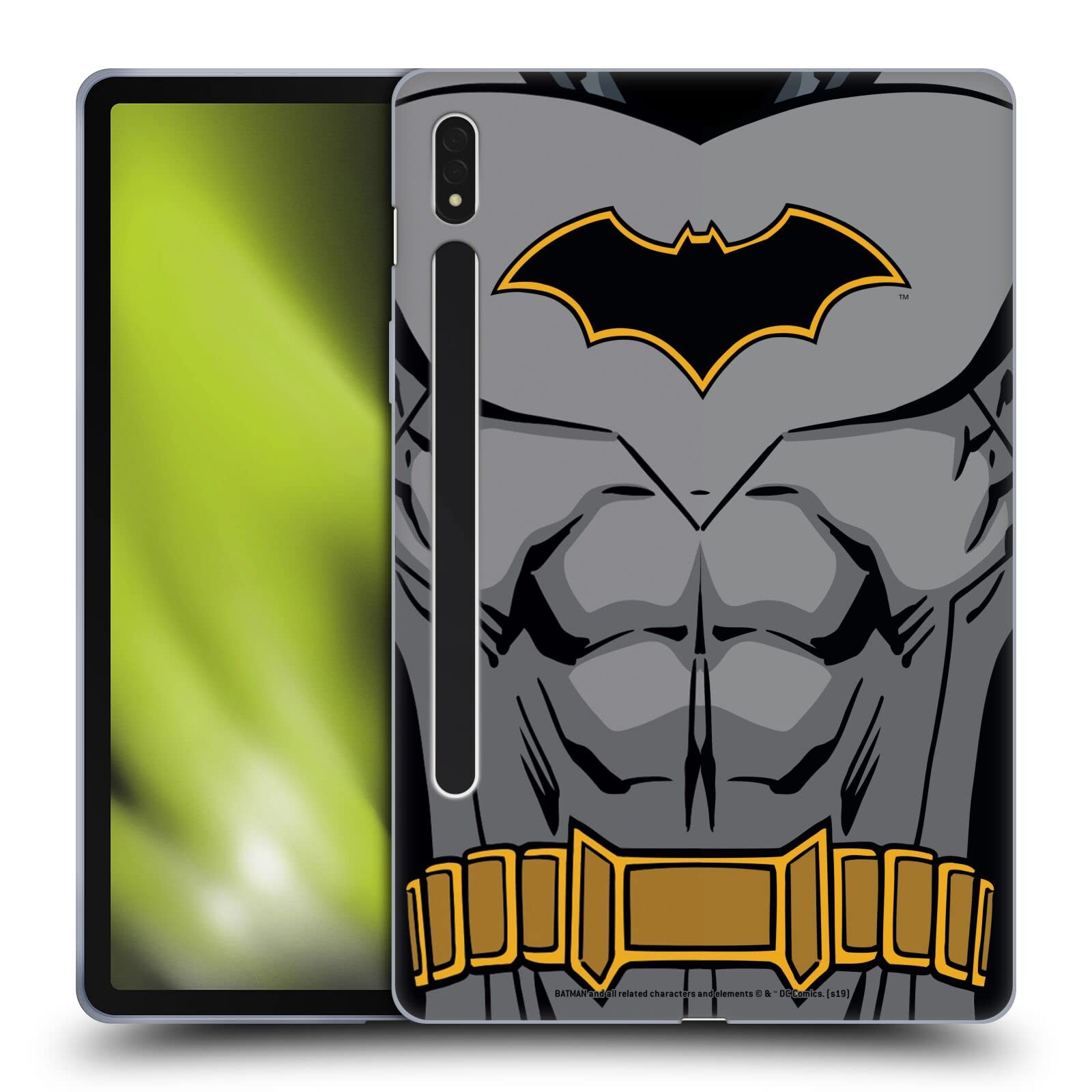 Batman DC Comics Rebirth Soft Gel Case for Samsung Galaxy Tab S8 – Officially Licensed Protective Cover with Logo, Perfect for Home, Office & Travel