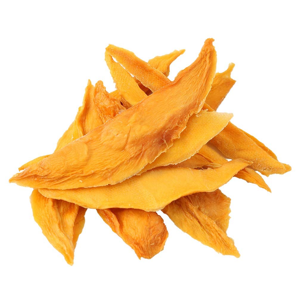 Premium Philippine Dried Mango Snacks - Healthy Vegan & Gluten Free Treat for Kids & Adults - No Preservatives - 4oz (Pack of 4) - Perfect for Lunchboxes, Office Snacks & Travel