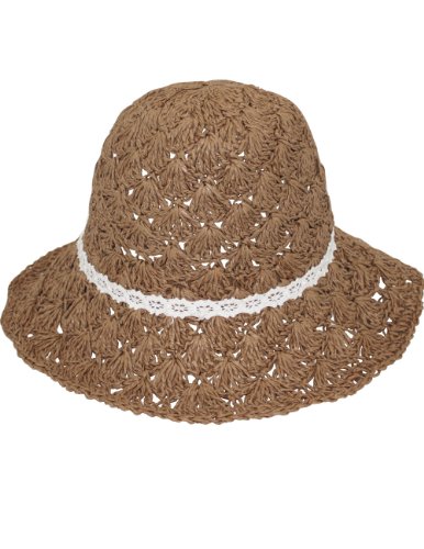 Lace Bow - Tan