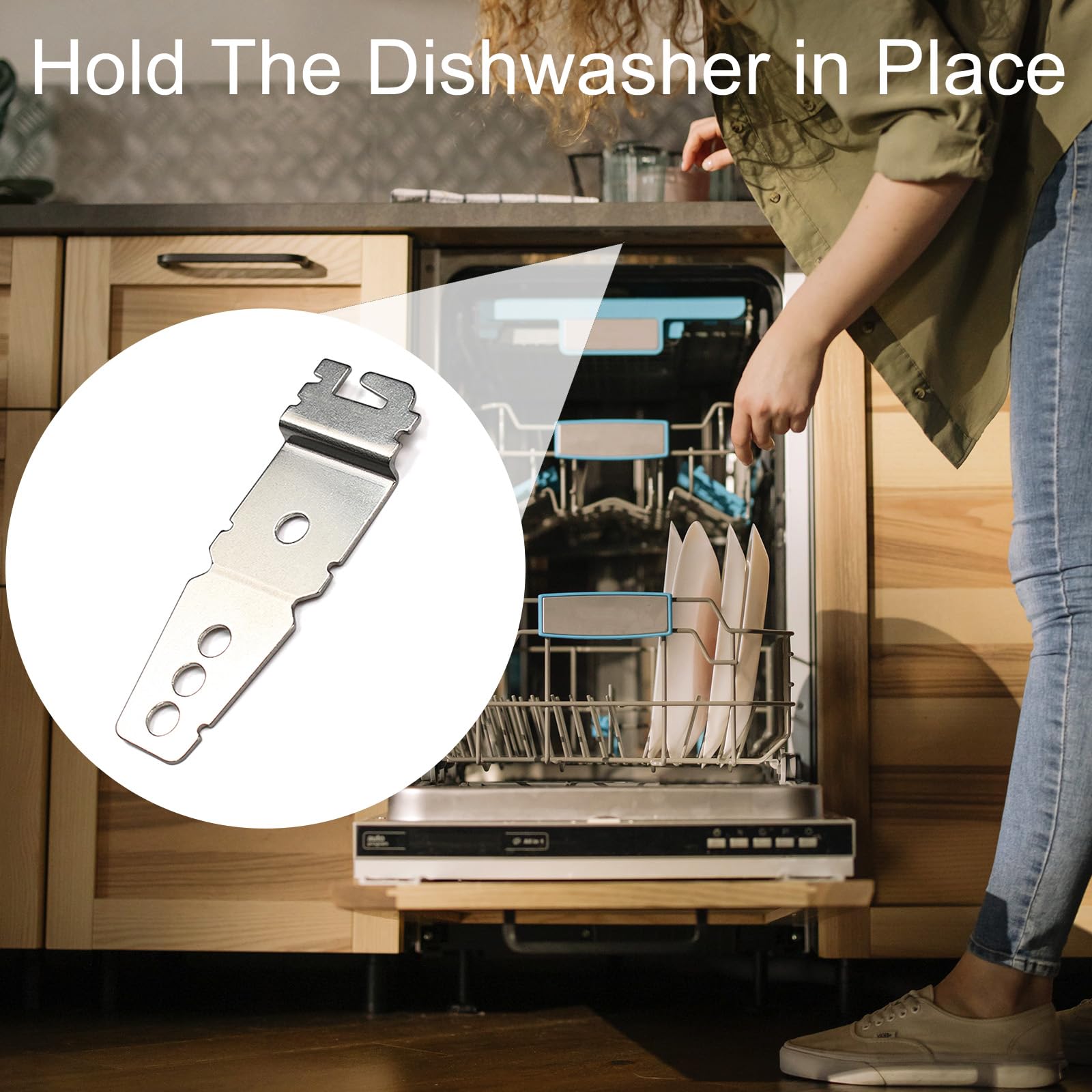**High-Quality OEM Dishwasher Mounting Bracket - Compatible with Whirlpool, Kenmore, KitchenAid (Model 8269145) | Durable Replacement Part for Secure Installation | Perfect for Home Kitchen Repairs & Appliance Maintenance**