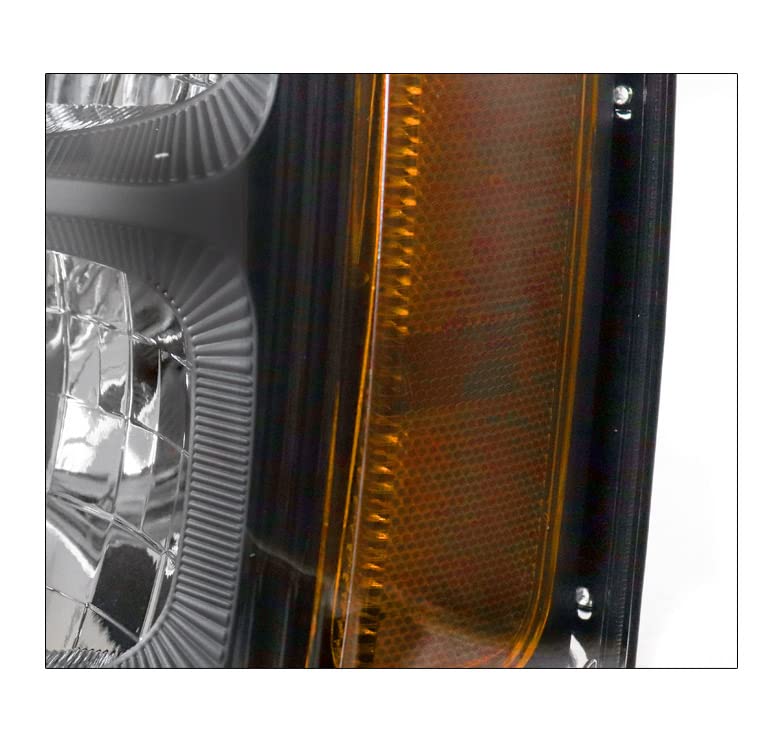 2003-2006 Cadillac Escalade/ESV/EXT Replacement Black Headlights with 6.25
