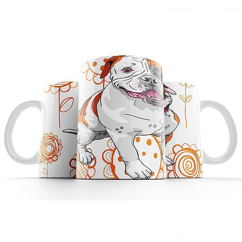 Dog Coffee Mug - 6oz Ceramic Cup with Cute Dog Design for Coffee, Tea & Hot Drinks - Perfect for Pet Lovers & Home Office Use