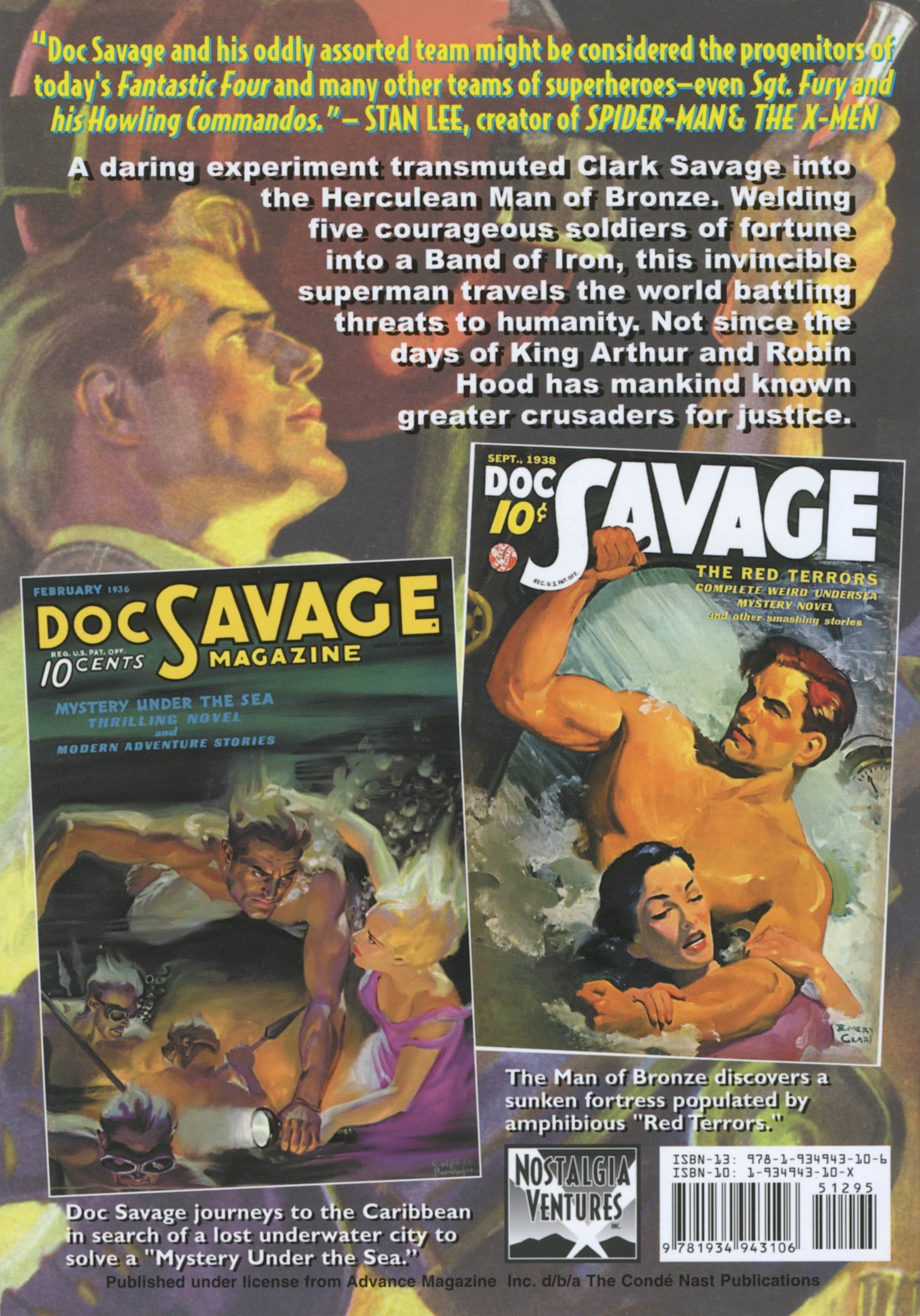 Doc Savage #22: Mystery Under The Sea & The Red Terrors - Adventure Book Series Volume 22 - Perfect for Sci-Fi Fans and Collectors - Great for Reading at Home or Travel