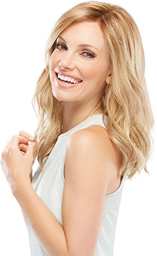 Jon Renau Heidi Wig - Long Wavy Synthetic Hair with Monofilament Top & Smart Lace Front - Boho Chic Beach Waves in 1B Color - Perfect for Daily Wear, Parties & Special Occasions