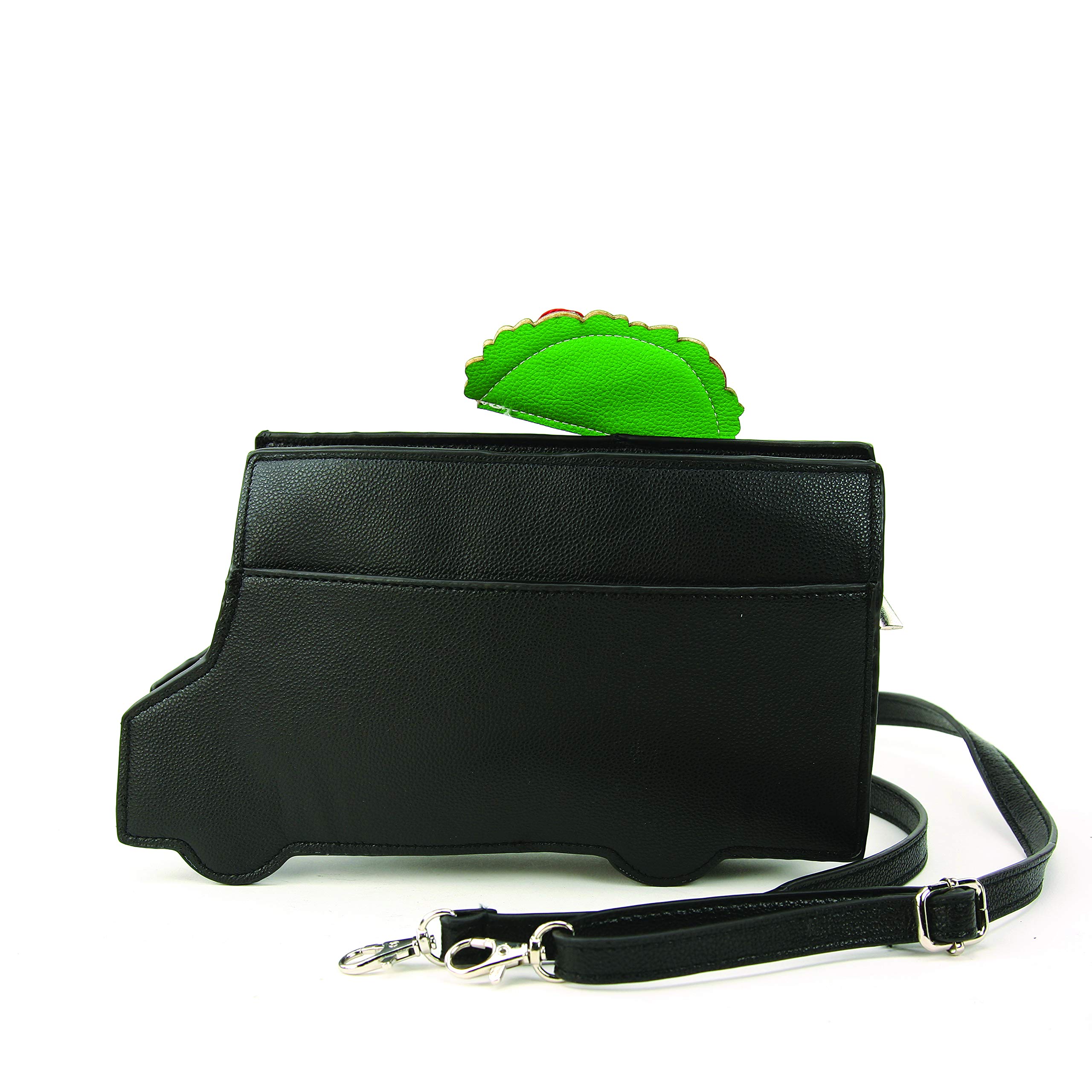 Stylish Taco Truck Crossbody Bag - Waterproof Vinyl Purse for Women | Perfect for Travel, Shopping & Casual Outings