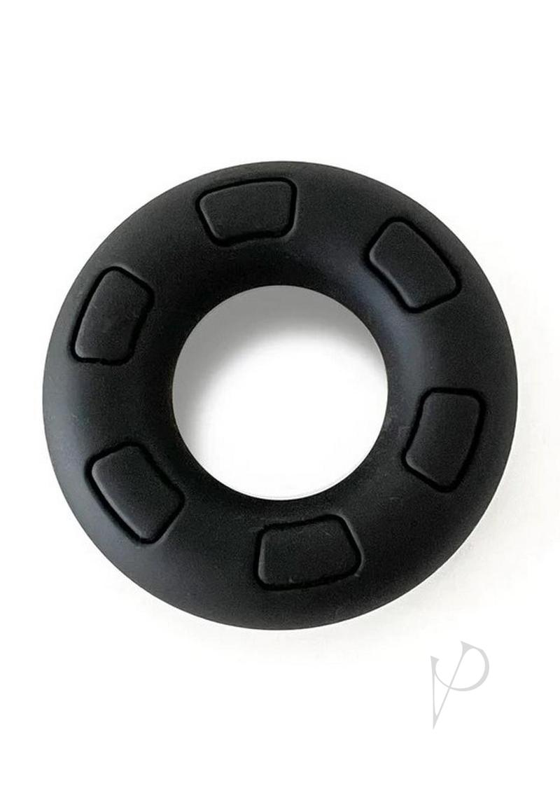 Bonyard The Daddy Silicone Cock Ring - Black | Premium Stretchy Penis Ring for Enhanced Pleasure & Performance | Perfect for Couples Play & Solo Use