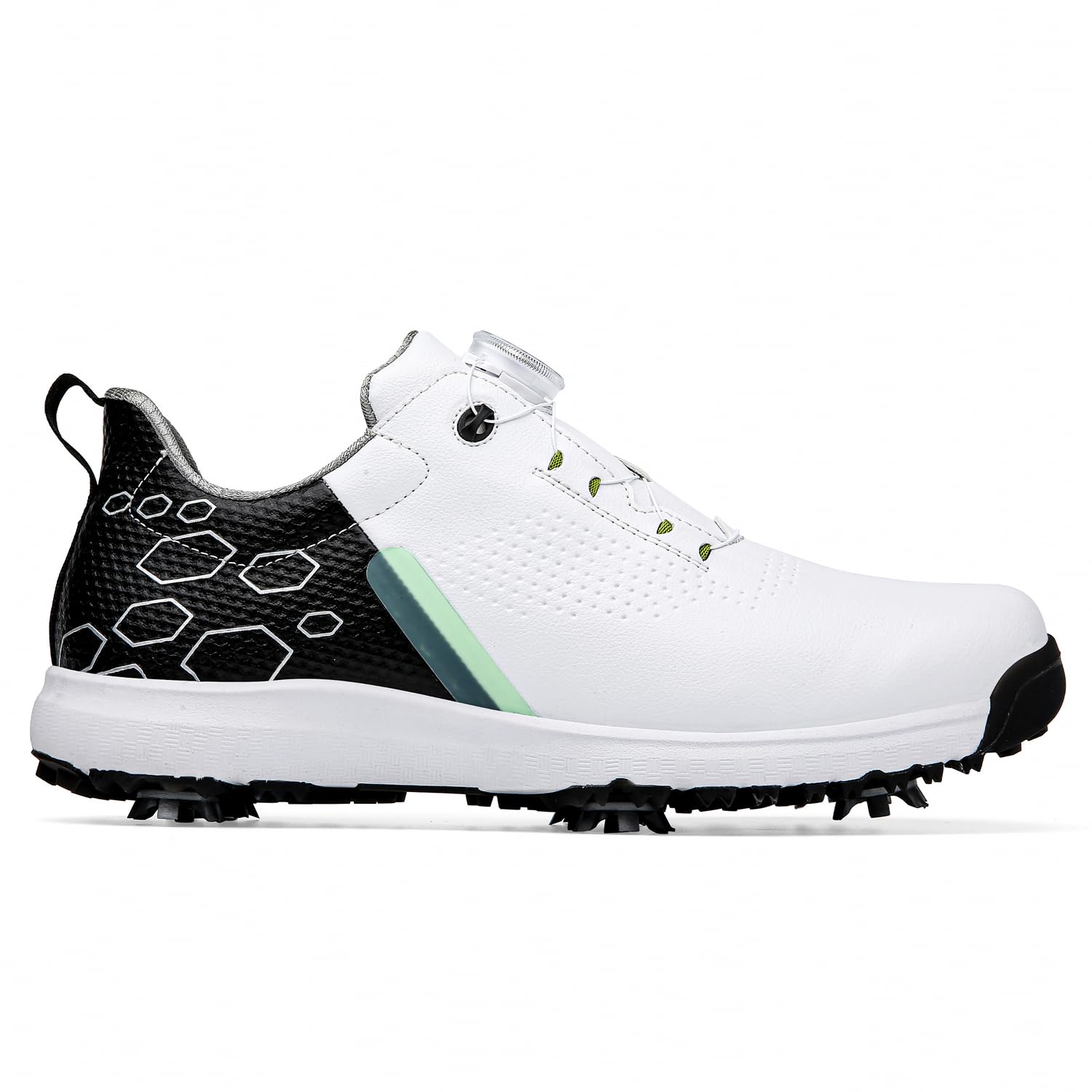 Ybberik Women's Spiked Golf Shoes - Waterproof & Lightweight Ladies Golf Footwear for Comfortable Play on Wet Grass & Golf Course