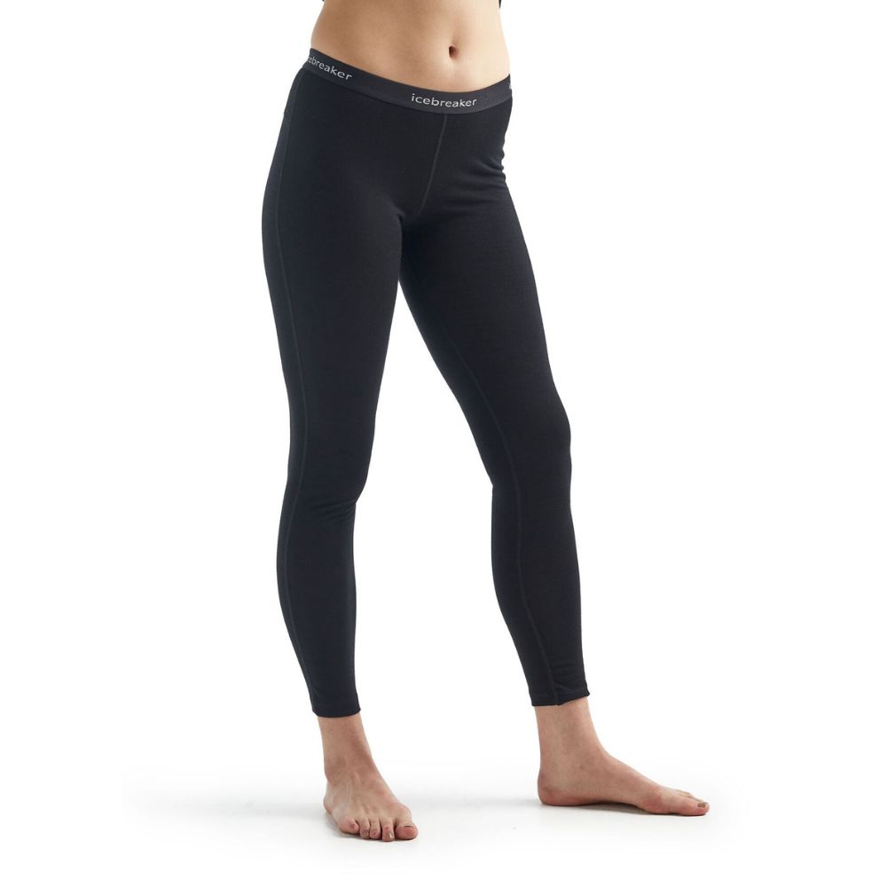 Icebreaker Women's Merino 200 Oasis Thermal Leggings - Soft Wool Base Layer for Hiking, Yoga & Winter Activities | Warm & Breathable Merino Wool Pants for Outdoor Adventures & Cold Weather