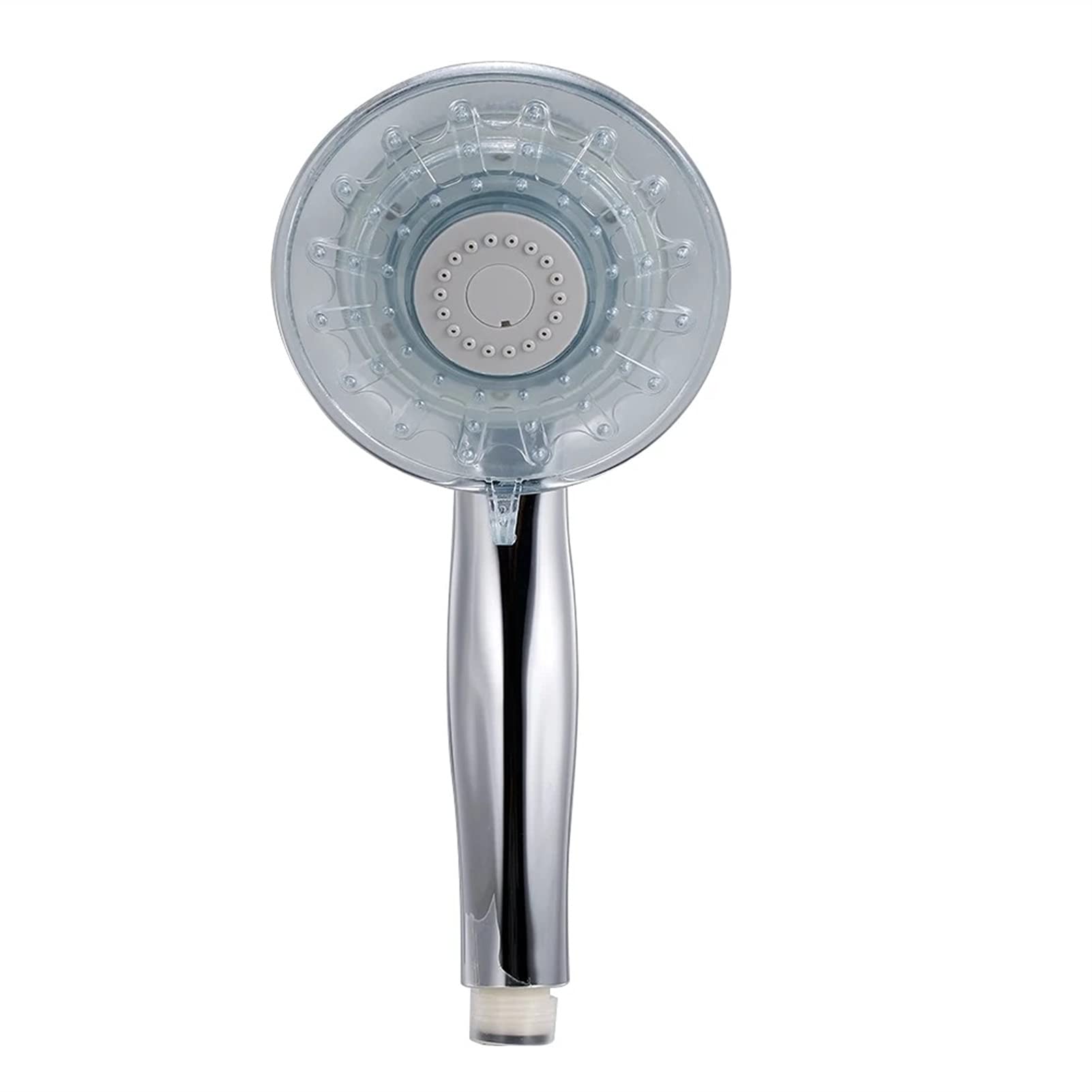 LED Shower Head with RGB Color-Changing & Temperature Sensor - Automatic Water Temperature Indicator, High Pressure Handheld Showerhead for Bathroom, Spa, and Home Relaxation (Color: #1)