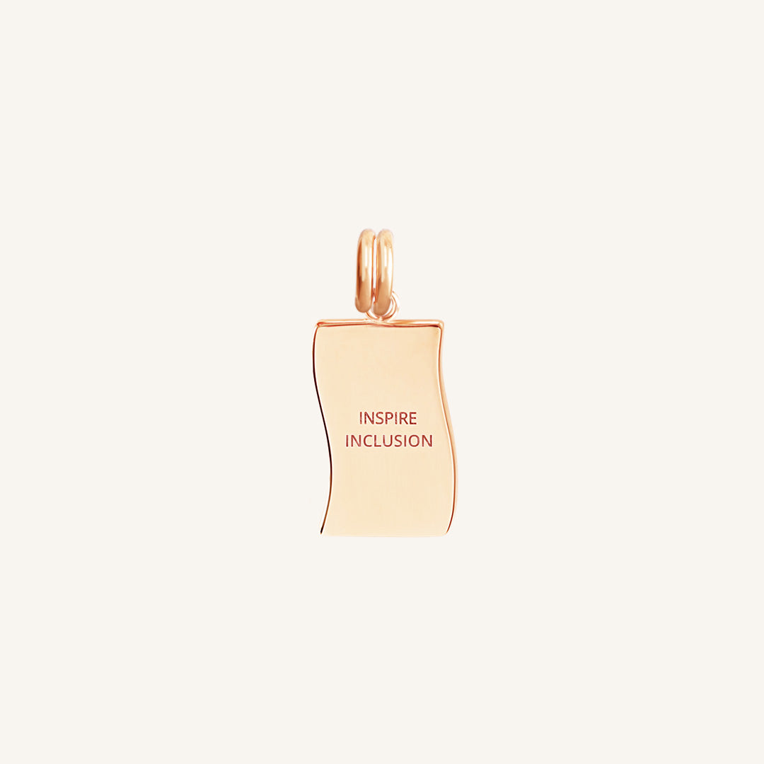 Inspire Inclusion Charm - Empowering Women's Jewelry for Everyday Wear & Special Occasions
