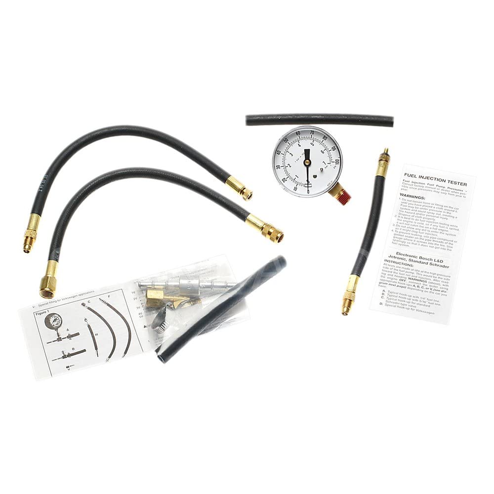 Standard Motor Products CT22 Fuel Injection Pressure Tester Kit - Professional Automotive Diagnostic Tool for Fuel System Testing | Perfect for Mechanics, DIY Car Repair & Engine Maintenance