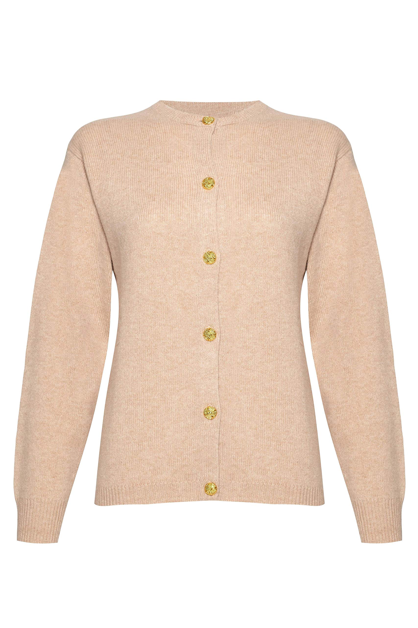 Women's Soft Cashmere Golf Cardigan Sweater - Lightweight & Warm Knit Pullover for Golfing, Office & Casual Wear