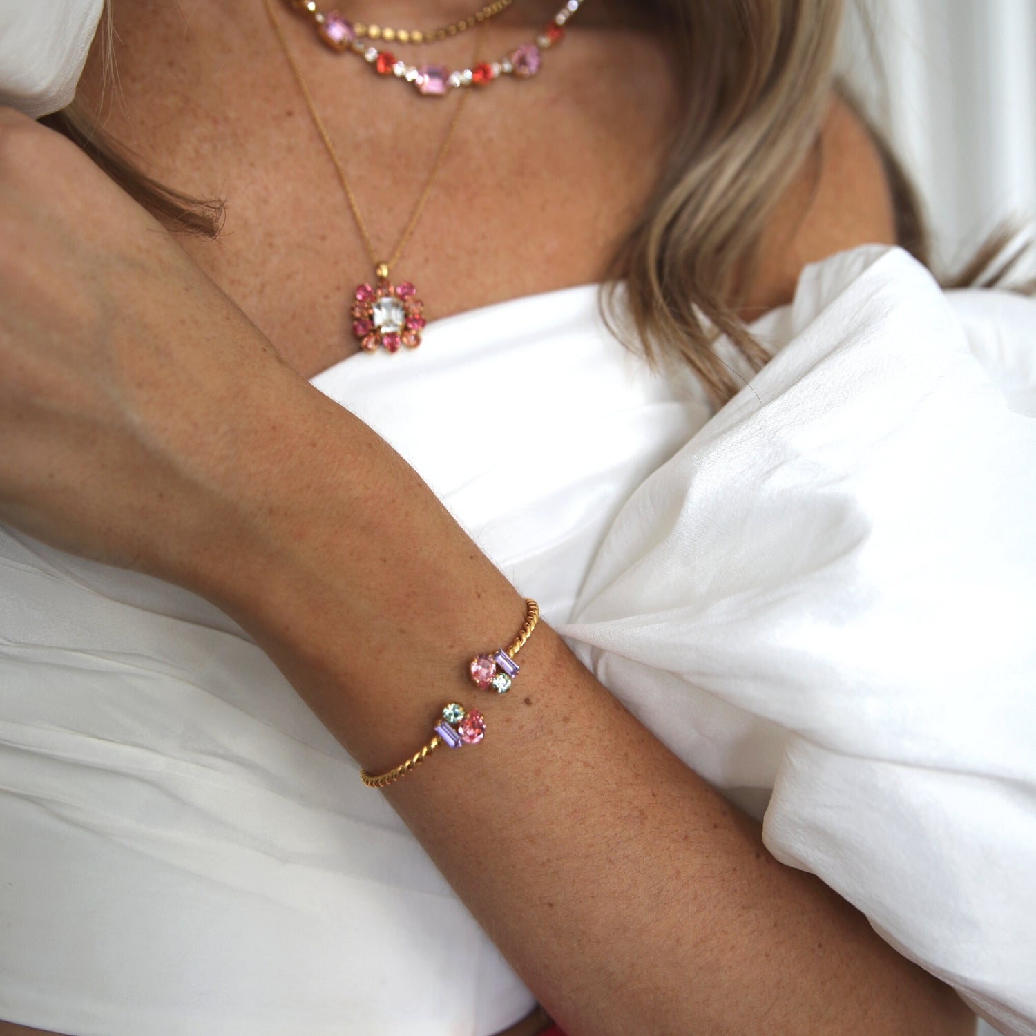 Pastel Combo ISA Bracelet - Stylish Adjustable Beaded Bracelet for Women | Perfect for Everyday Wear, Gifts & Boho Fashion Accessories