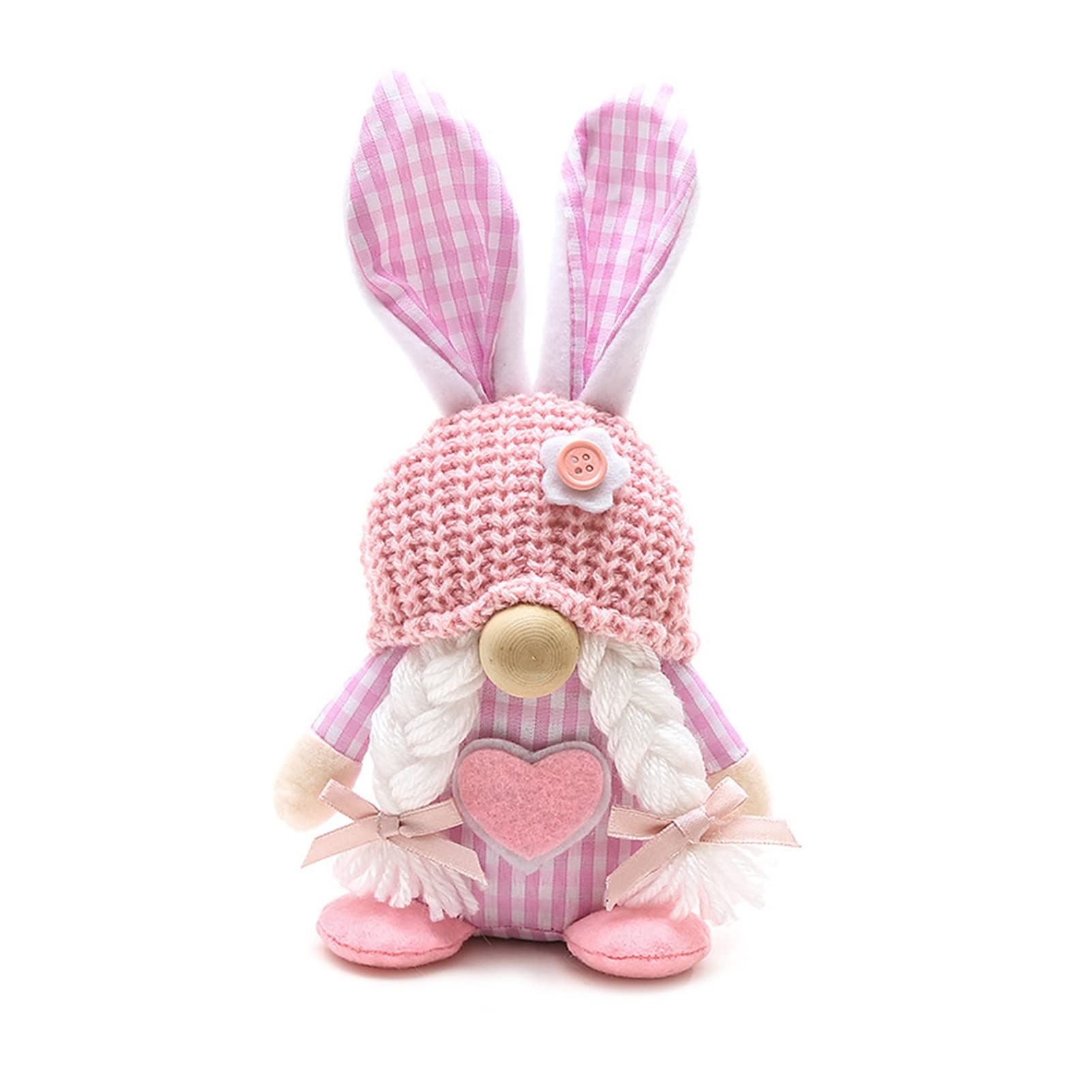 Mosichi Easter Decorations - Adorable Rabbit Dwarf Plush Doll for Spring Party Decor, Home & Office Decoration | Perfect for Easter Celebrations, Spring Festivals, and Seasonal Home Decor