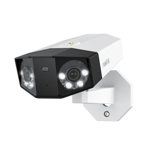 P750W 16MP Dual Lens 4K Security Camera with 180° Panoramic View & PoE - Indoor/Outdoor Surveillance for Home, Office & Business Protection
