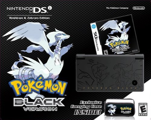 Refurbished Nintendo DSi Pokemon Black Edition - Portable Gaming Console for Kids & Adults | Perfect for Travel, Gifts & Retro Gaming