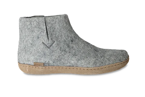 Men's Leather Sole Boots - Comfortable & Durable for Outdoor, Work & Casual Wear | Waterproof & Slip-Resistant