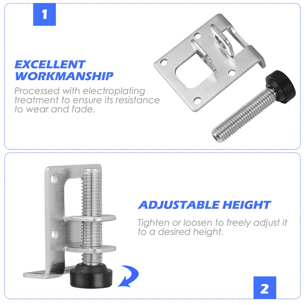 DOITOOL 4-Piece Heavy Duty Furniture Leg Levelers - Adjustable Chair Feet Pads, Cabinet Leg Leveling Pads, Desk Screw Protectors for Wardrobe, Table, Office & Home Use