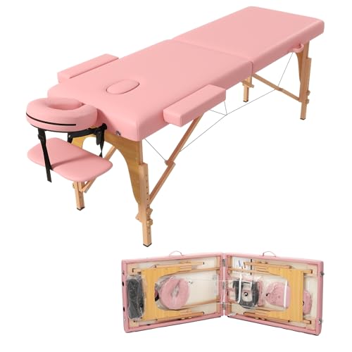 2 Fold-wood-light Pink-23'' W