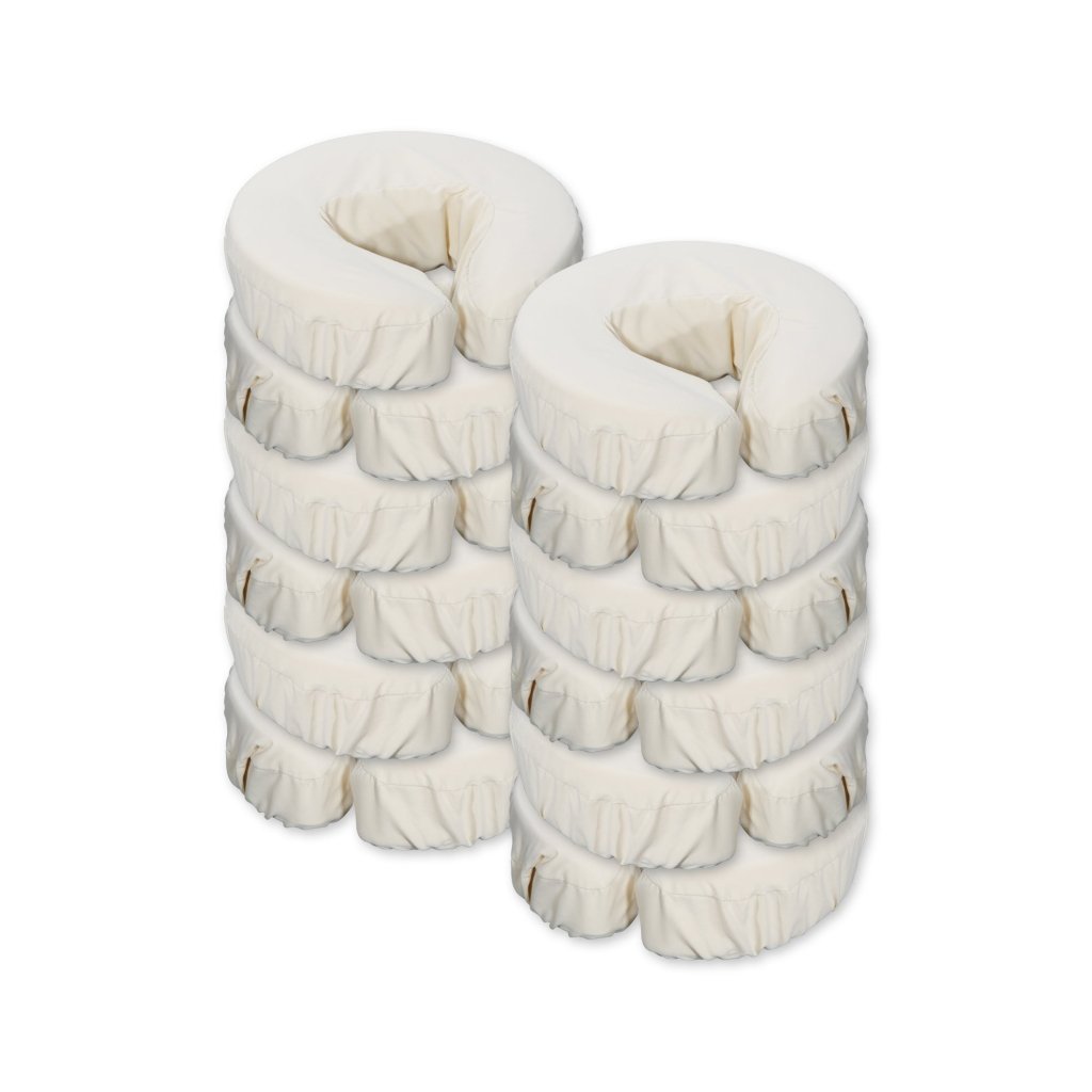 12 Pack Microfiber Face Cushion Covers for Massage - Soft, Breathable & Machine Washable - Perfect for Spa, Facial & Salon Use