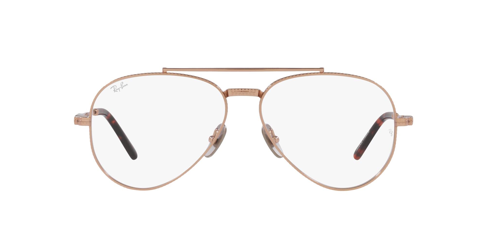Ray-Ban Rx8225v Aviator Titanium Prescription Eyeglass Frames - Lightweight & Durable for Men & Women - Perfect for Driving, Outdoor Activities & Everyday Wear