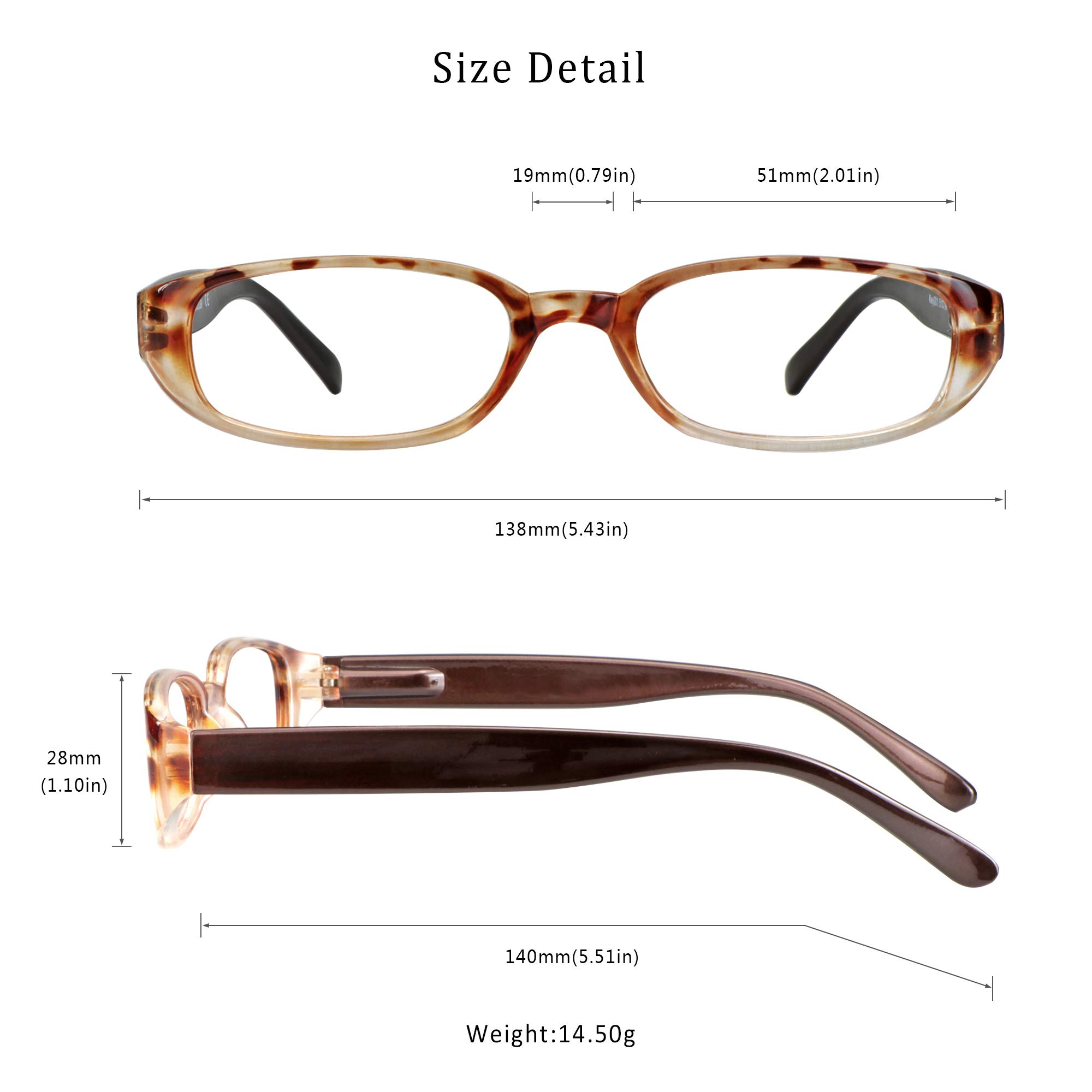 LifeArt Blue Light Blocking Glasses - 4 Pairs Anti Glare Computer Reading Glasses for Men & Women - Reduce Eye Strain for Work, Gaming & Screen Time