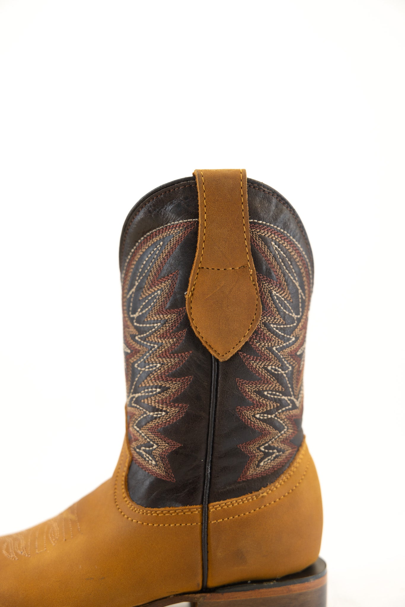 Little Kids Solid Pro Rodeo Boots - Western Cowboy Boots for Boys & Girls - Durable Leather Rodeo Booties for Toddlers | Perfect for Rodeo Events, Cowboy Parties & Western Style Outfits