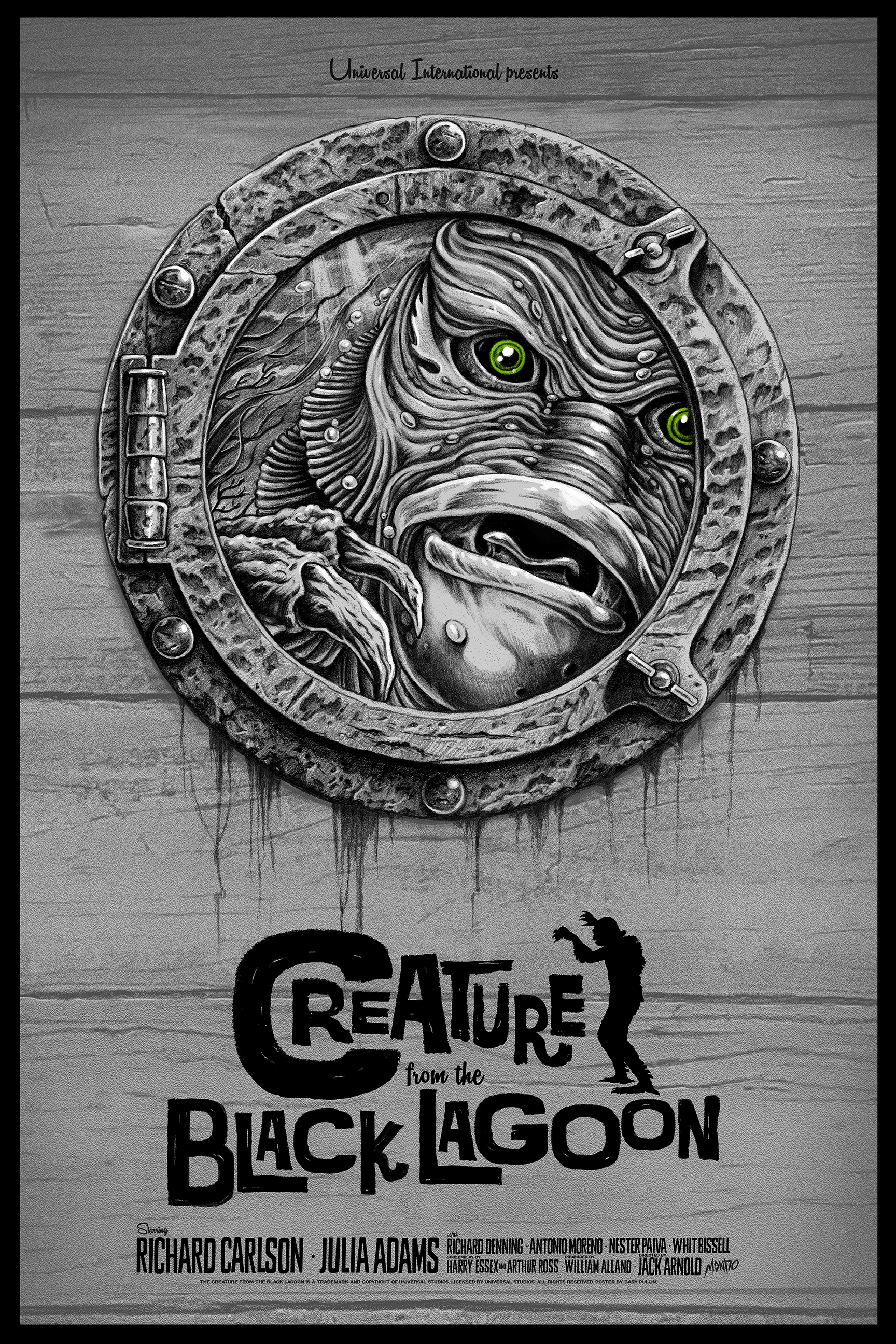 Creature from The Black Lagoon (Variant) - Classic Monster Collectible Figure for Horror Fans & Movie Memorabilia Collectors - Perfect for Home Display, Themed Parties & Halloween Decor
