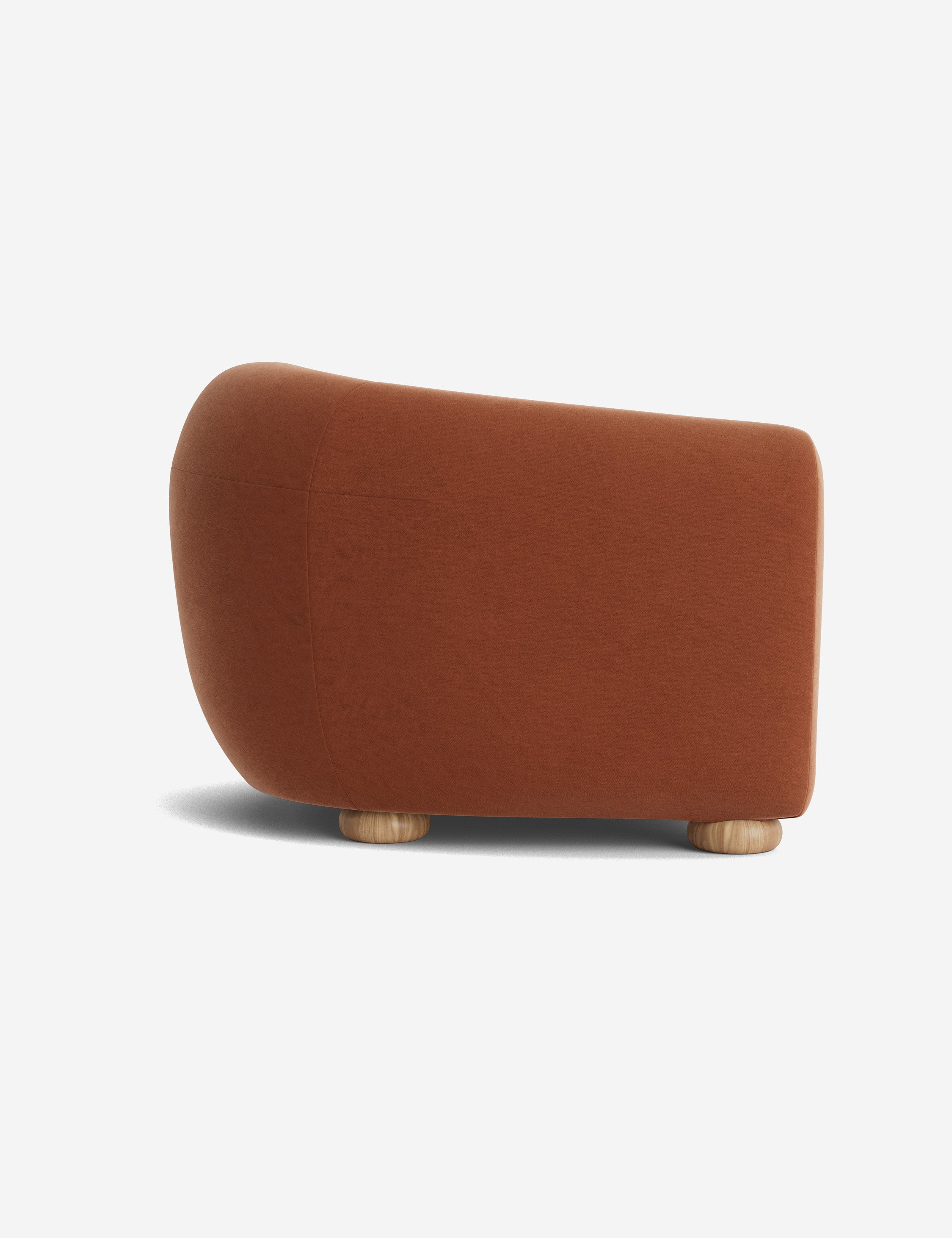 Amaroso Modern Accent Chair - Stylish Mid-Century Lounge Chair for Living Room, Bedroom & Office - Comfortable Upholstered Armchair with Wooden Legs - Perfect for Reading, Relaxing & Decorating