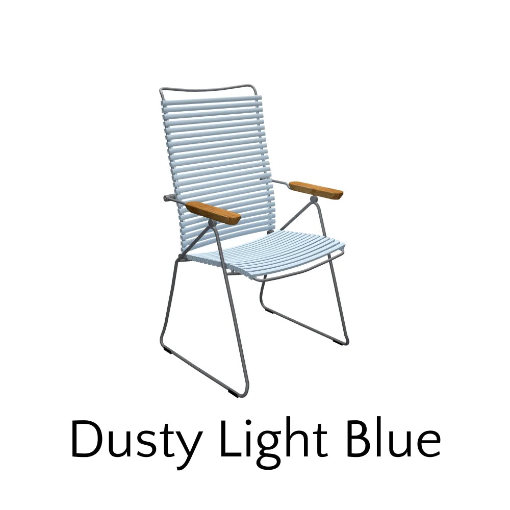 CLICK Outdoor Folding Camping Chair - Portable Lightweight Adjustable Reclining Lawn Chair for Beach, Picnic, Backyard, and Travel - Perfect for Relaxing Outdoors