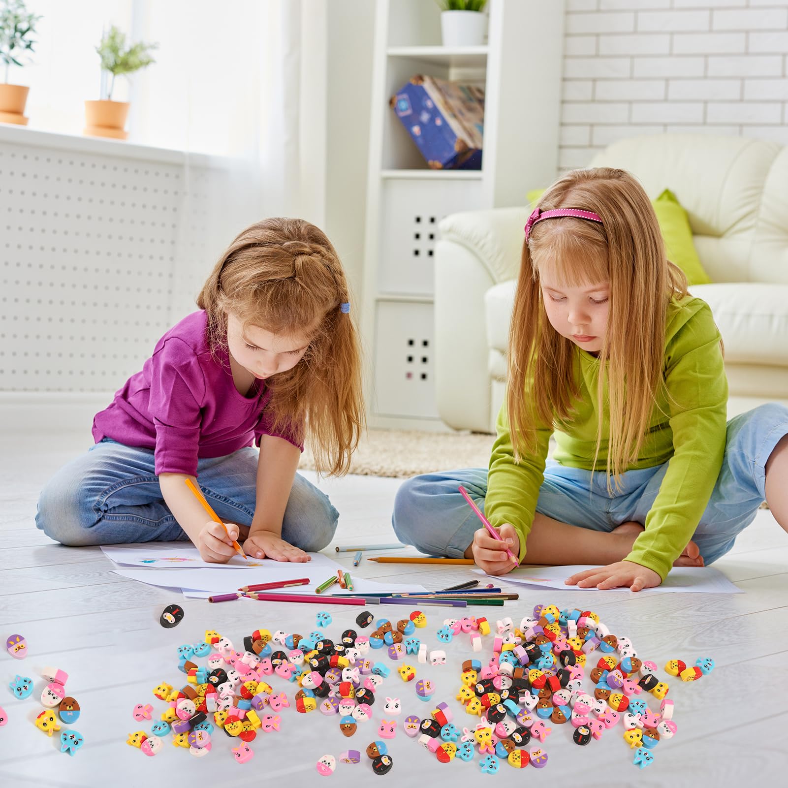 243 Pcs Easter Erasers for Kids - 9 Styles Cute Mini Pencil Erasers with Easter Egg & Bunny Designs - Perfect for Easter Gifts, Classroom Rewards, Party Favors, Desk Decor & Homework Incentives - Fun School Supplies & Holiday Decorations