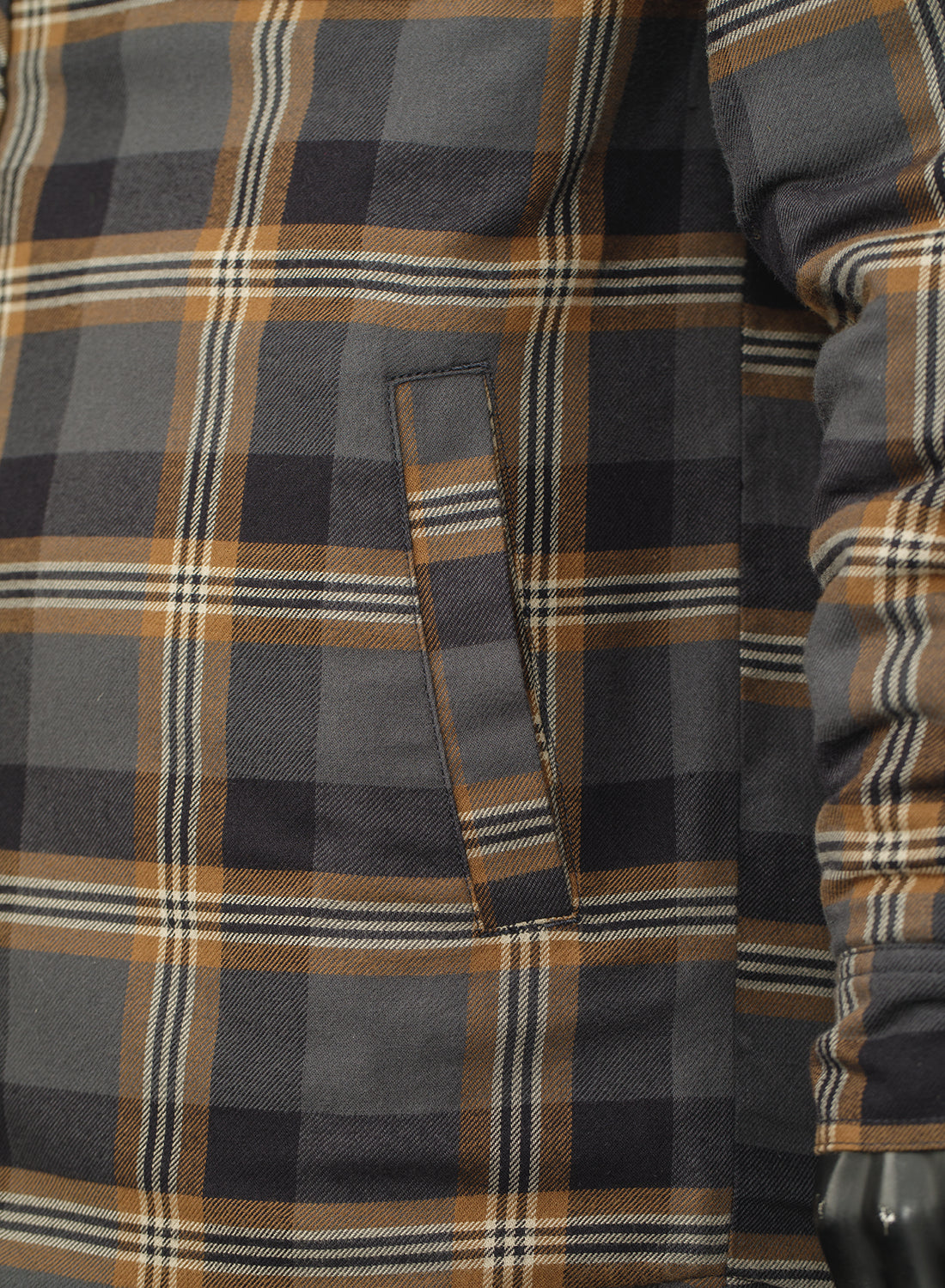 Tough Duck Quilt Lined Hooded Flannel Jacket WS06 - Heavy Duty Workwear for Men, Warm Winter Coat with Hood for Construction, Farming & Outdoor Activities