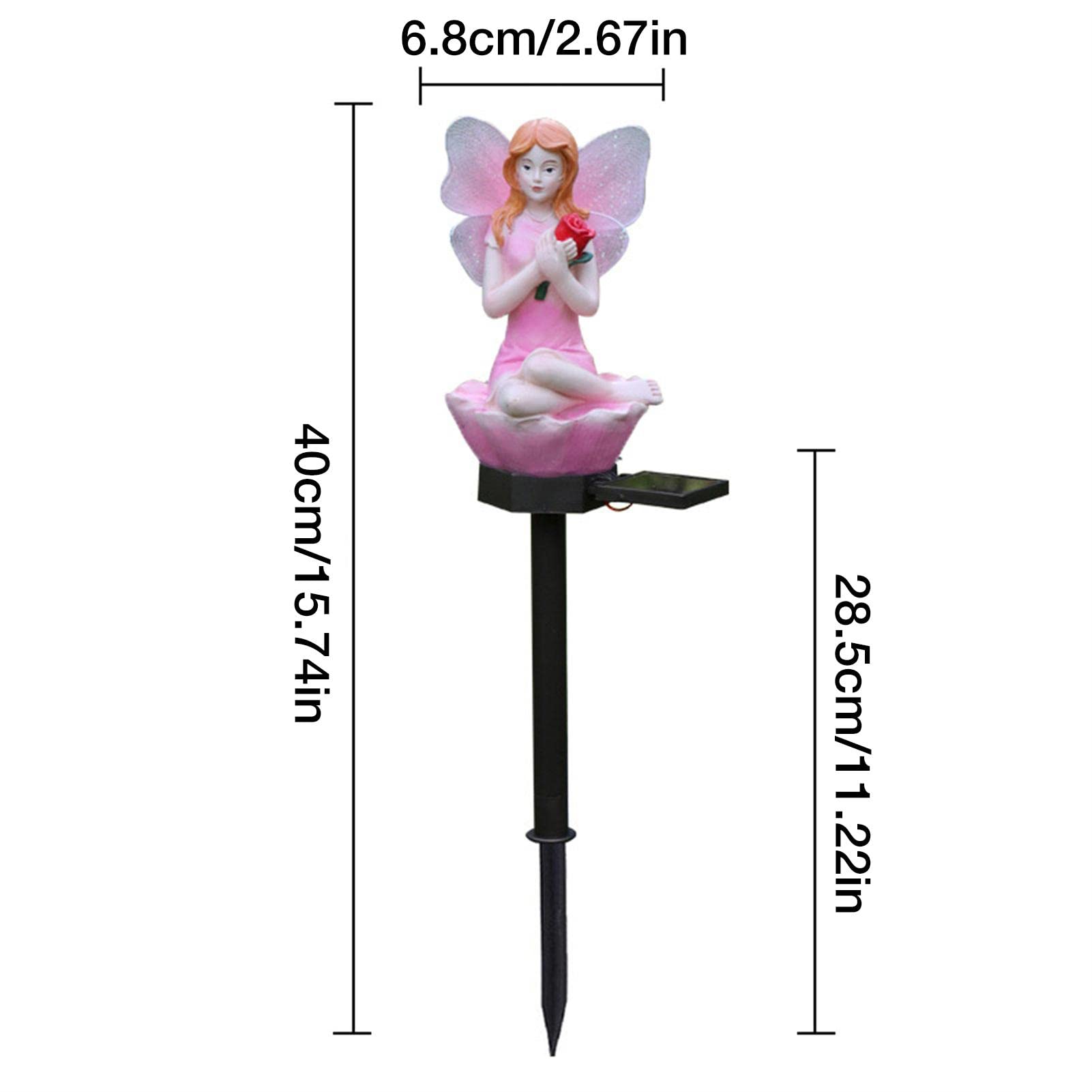 Solar Powered Fairy Lights for Outdoor Garden - Waterproof Landscape Stake Lights for Patio, Yard, Pathway & Courtyard Decoration | Perfect for Weddings, Parties & Evening Ambience