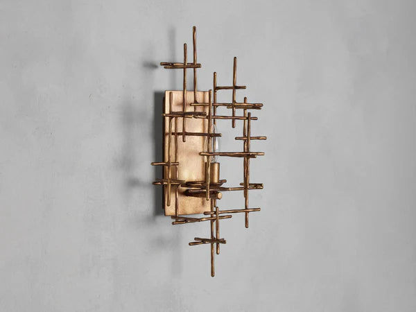 Fritz Wall Sconce - Modern LED Wall Light Fixture with Adjustable Arm, Brushed Nickel Finish - Perfect for Bedroom, Living Room, and Hallway Lighting Decor