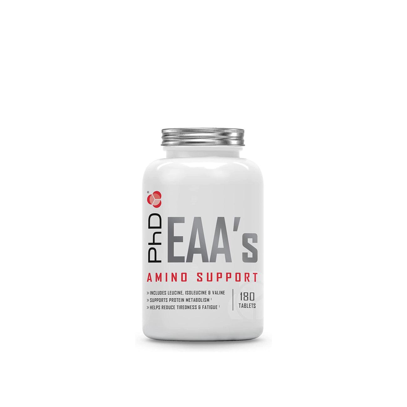 Amino Support Tablets - Essential Amino Acid Supplement for Muscle Recovery & Energy Boost | Pre-Workout & Post-Workout Support