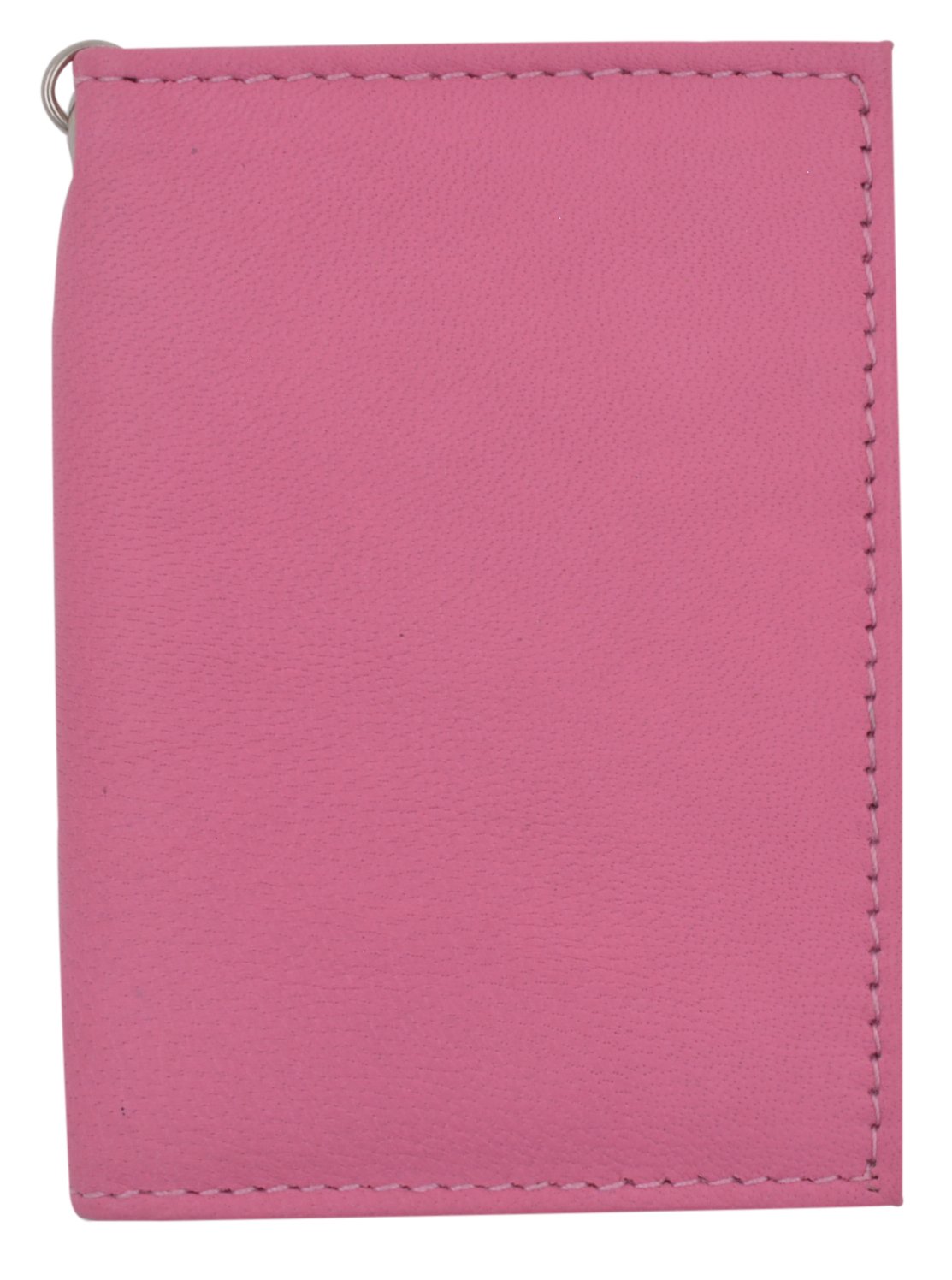 Genuine Lambskin Leather Credit Card Holder & ID Card Wallet with Keychain - Slim RFID Blocking Wallet for Men Women, Perfect for Travel, Work, and Everyday Use